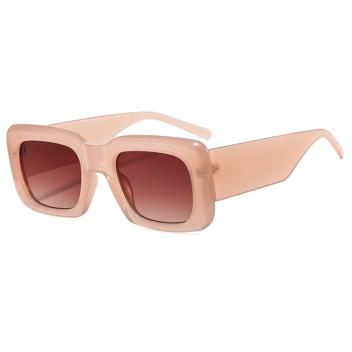 Women oversized sunglasses with square frame and transparent design Stornfield