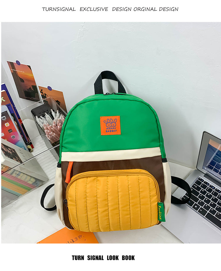 Color-Block Casual Backpack Stornfield