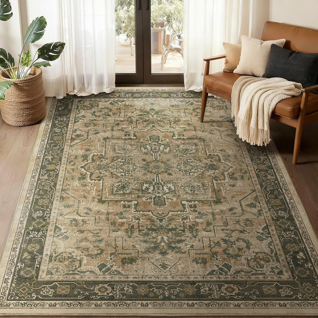 Elegant Vintage-Style Area Rug