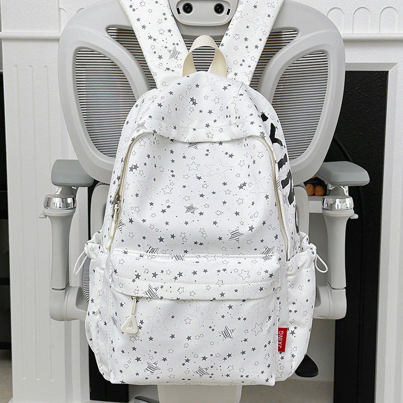 Star-Printed Cute Backpack Stornfield