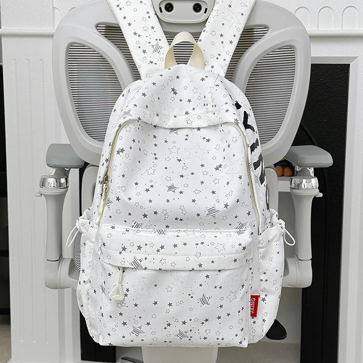 Star-Printed Cute Backpack Stornfield