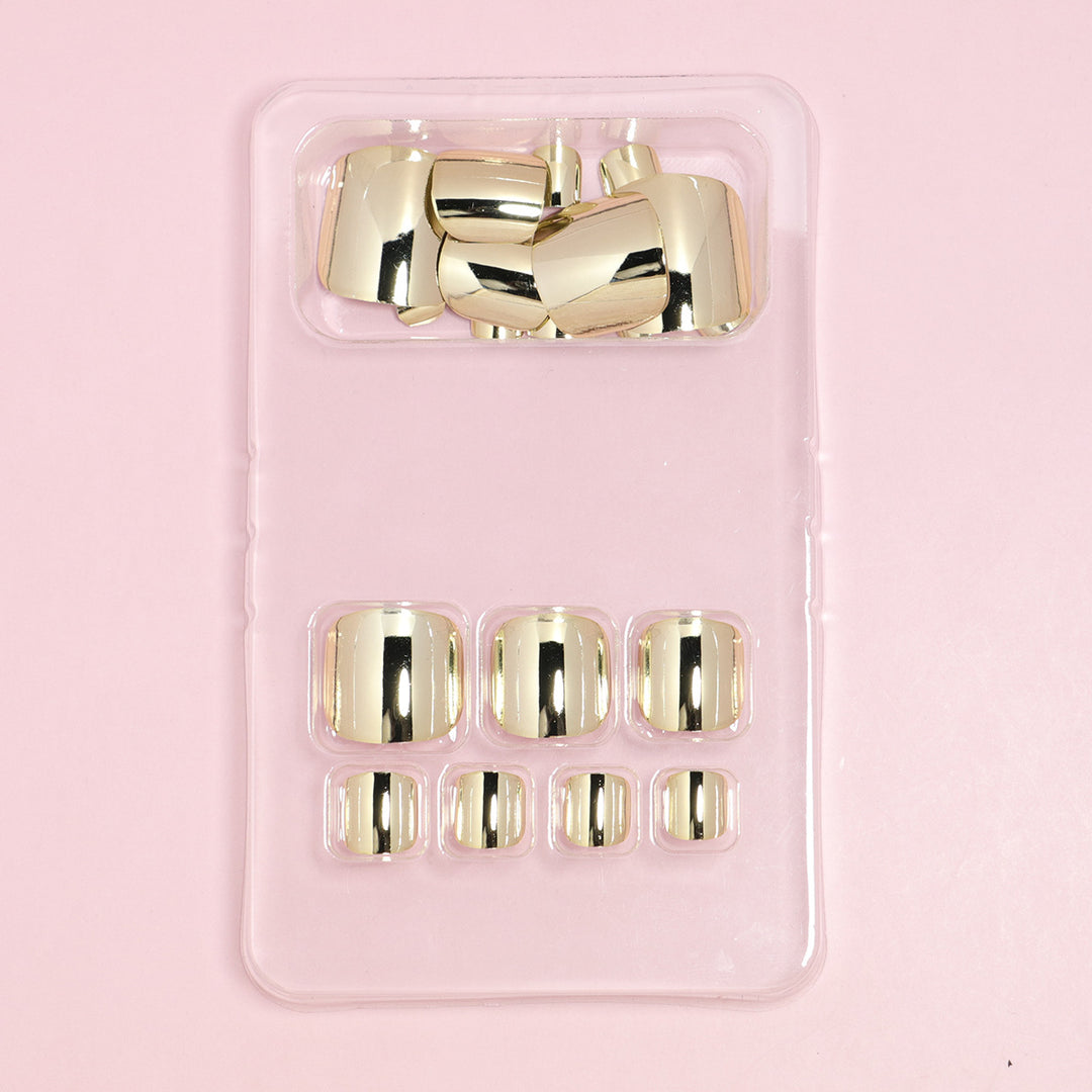 Premium Glossy Press-On Nail Kit Stornfield