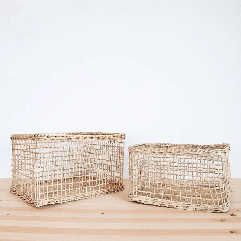 Storage basket with woven design Stornfield