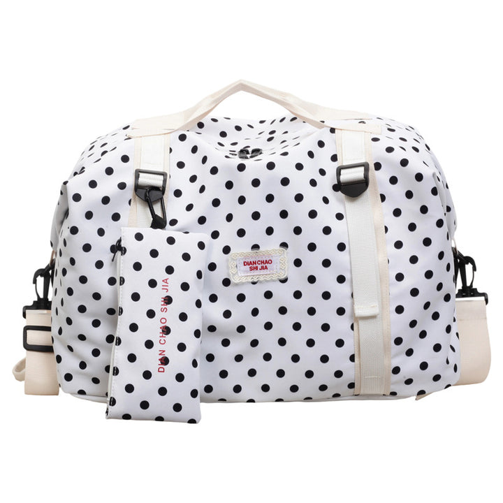 Stylish Polka Dot Travel Duffle