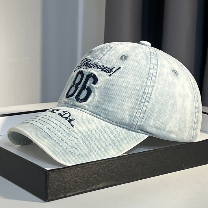 Men's Vintage-Inspired Distressed Baseball Cap Stornfield