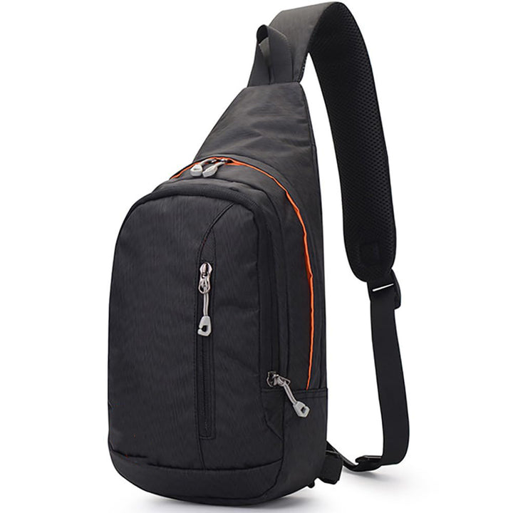 Unisex sling backpack with reflective elements and multiple compartments Stornfield