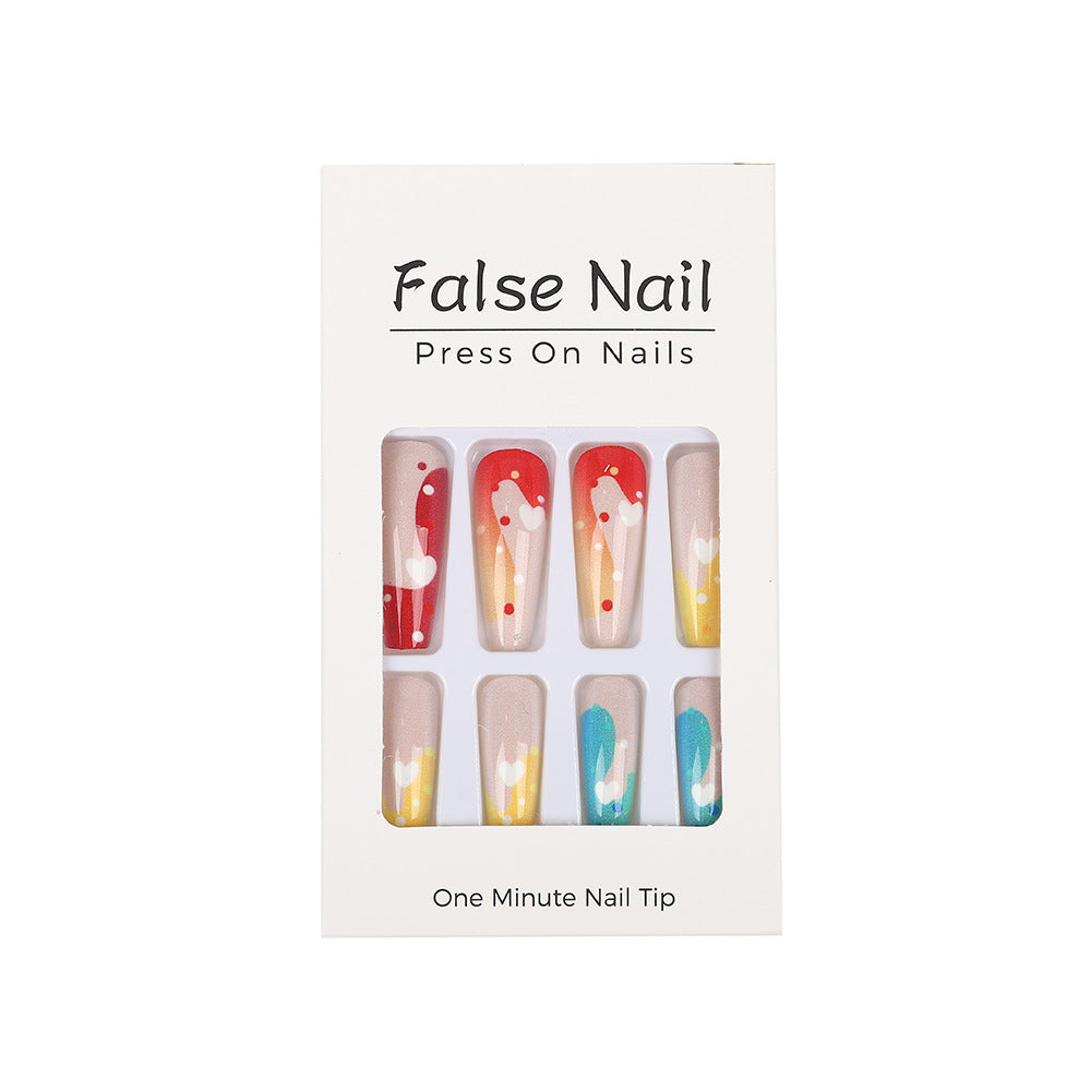 Acrylic Nail Set with Colorful and Creative Designs Stornfield