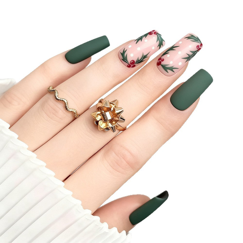 Nail art set with elegant Christmas motifs Stornfield