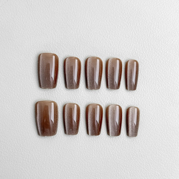 Elegant artificial nails with gentle ombre finish Stornfield