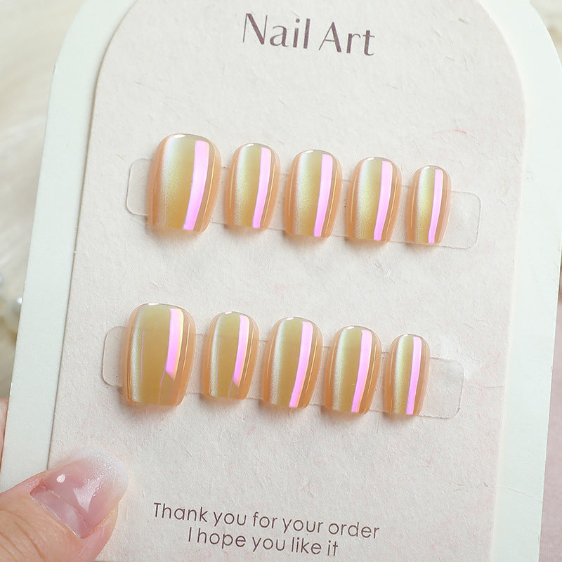 Glossy Press-On Nail Set