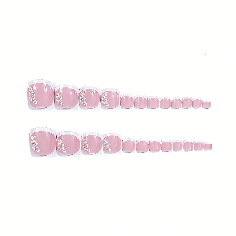Floral Decorative Gel Toenail Art Stornfield