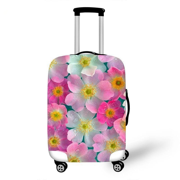 Women's hardshell travel suitcase with floral design Stornfield