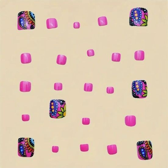 Decorative Pedicure Nail Art Enhancements Stornfield