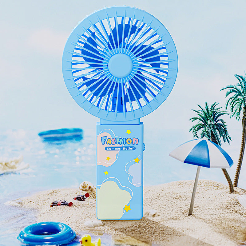 Women's Portable Mini Fan with Decorative Design Stornfield