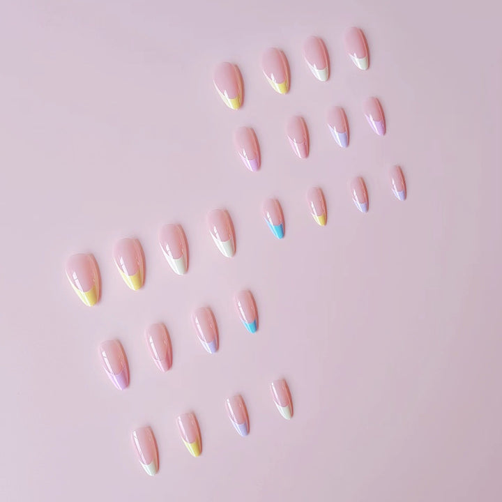 Artificial nail set in modern gradient design Stornfield