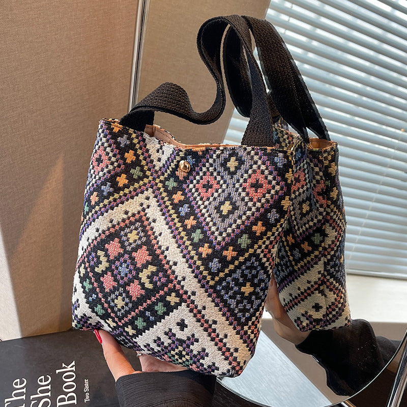 Modern Woven Handbag