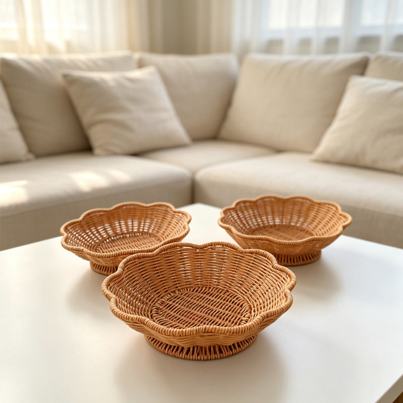 Decorative Woven Serving Bowl Stornfield