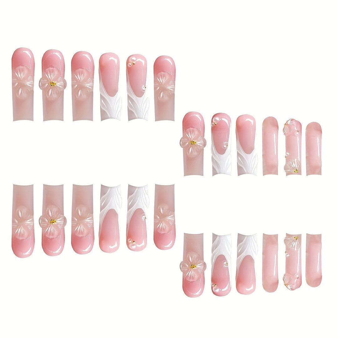 Decorative Press-On Nail Set Stornfield