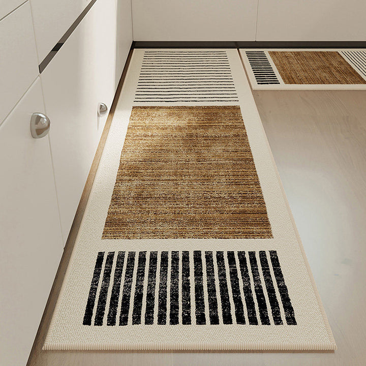 Geometric Pattern Kitchen Runner Mat