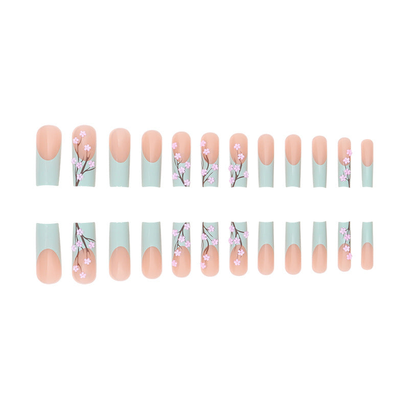 Floral Blossom Stiletto Press-On Nails Stornfield