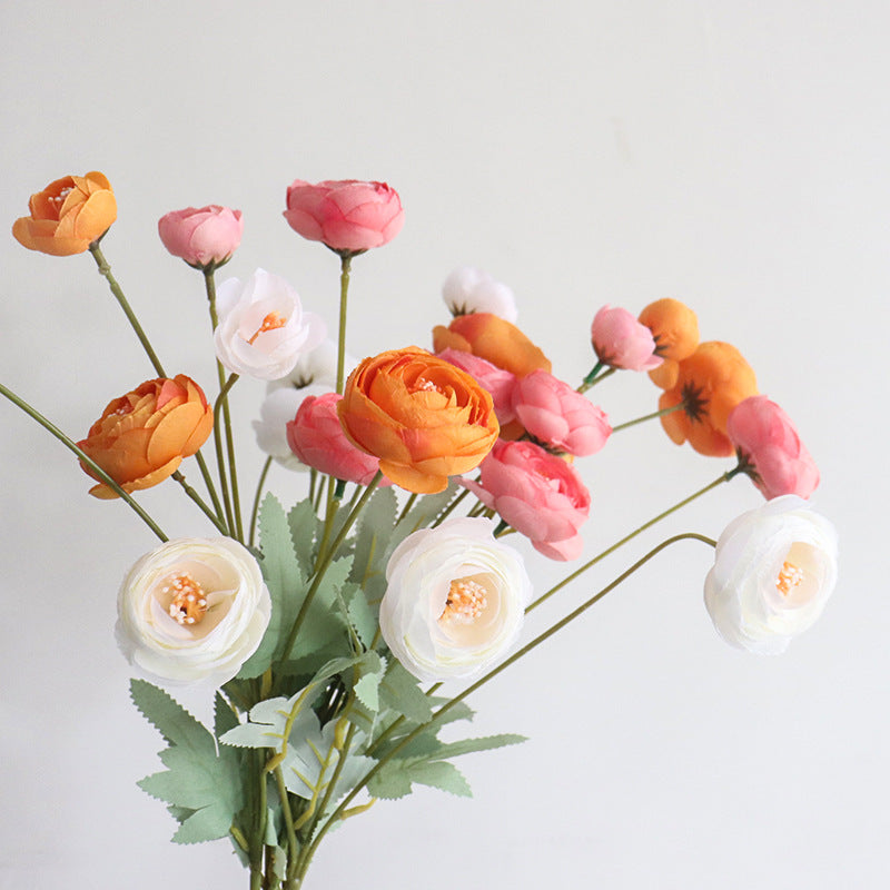 Decorative Lifelike Ranunculus Stem