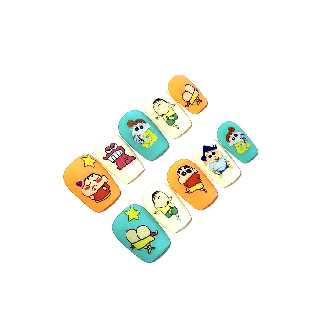 Whimsical Character Press-On Nail Set  1791774190
