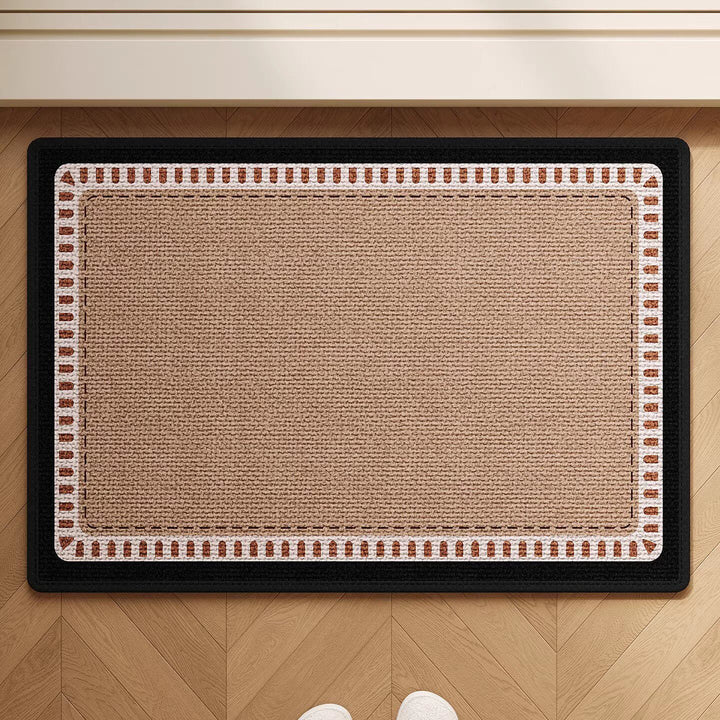 Decorative Bath Rug with Whimsical Dog Design