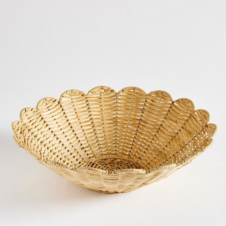 Decorative fruit basket with artistic weaving Stornfield