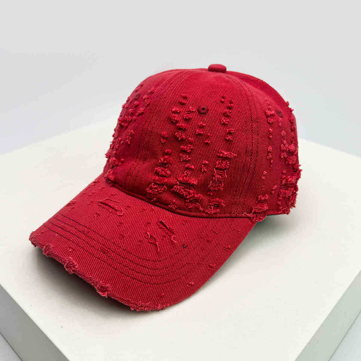 Women's Distressed Textured Baseball Cap Stornfield