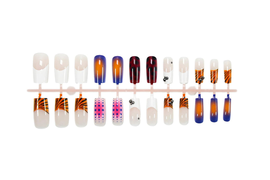 Art nail set with creative decorations Stornfield