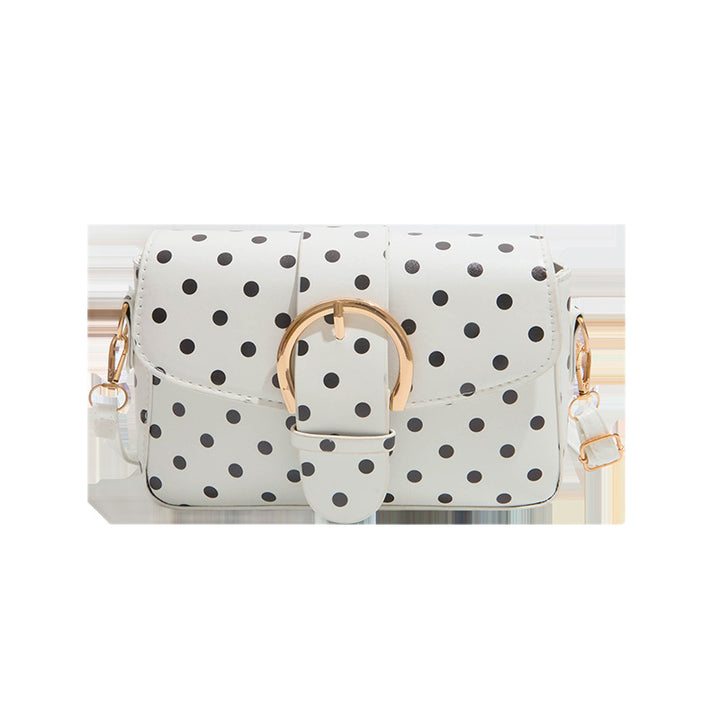 Polka Dot Patterned Crossbody Handbag