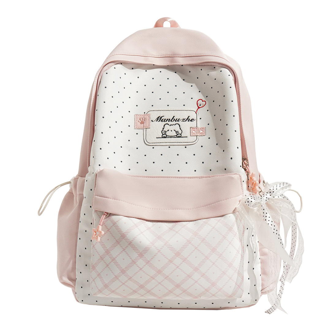 Playful Character-Embellished School Backpack Stornfield
