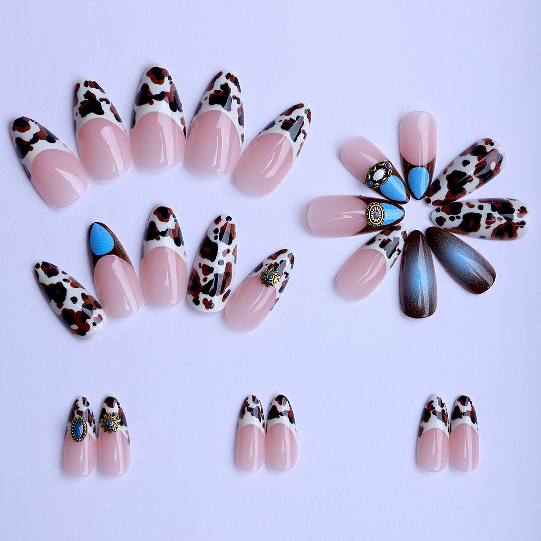 Artful Stiletto Fingernails with Unique Accents Stornfield