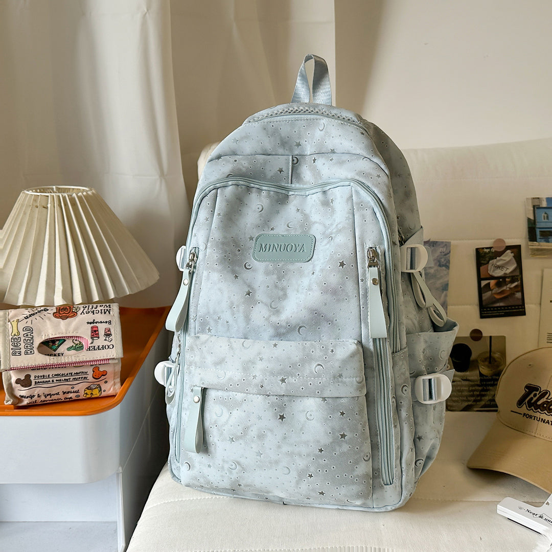 Trendy Stars and Moons Patterned Backpack Stornfield