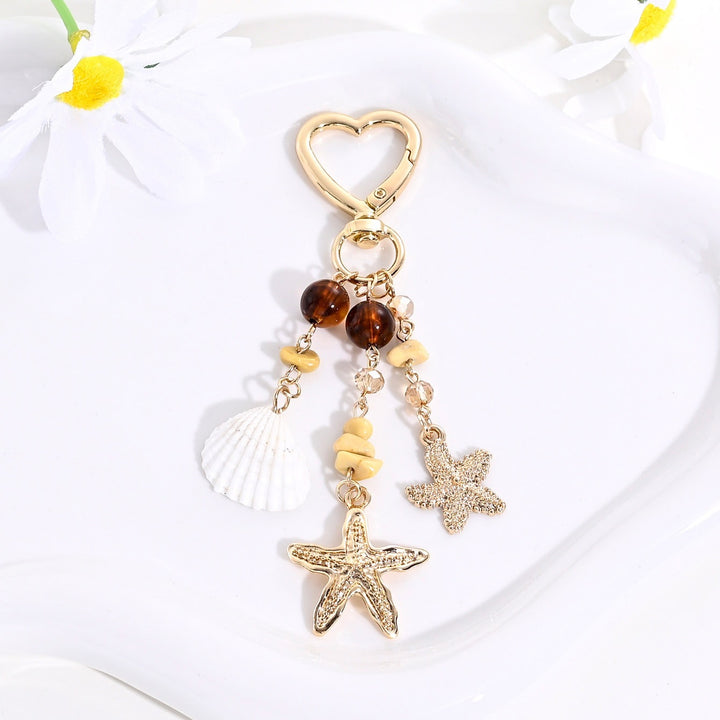 Keychain with Sparkling Sun Motif Stornfield