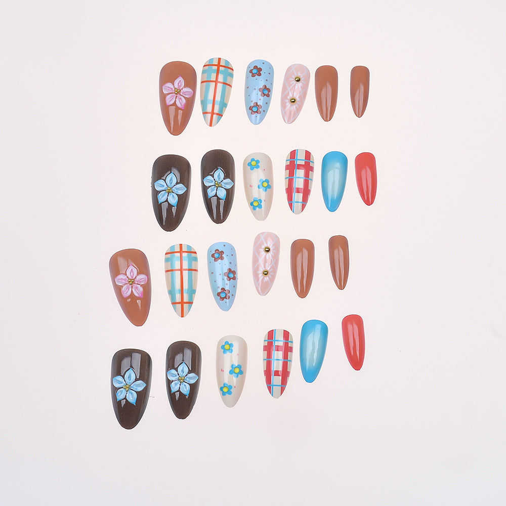 Elegant Artistic Press-On Nail Collection Stornfield