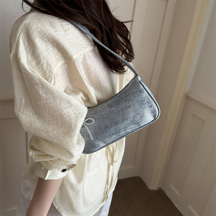 Bow-Accent Crossbody Handbag