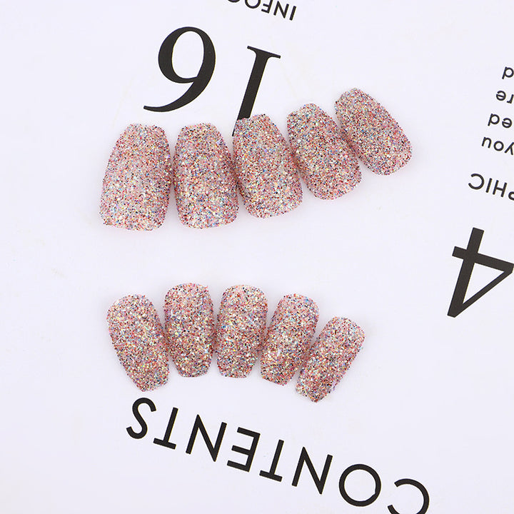 Glittering artificial nails in modern design Stornfield