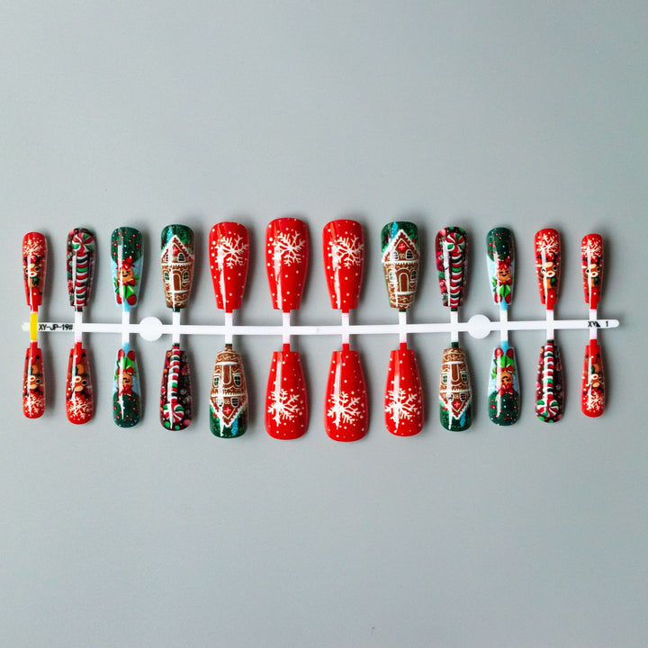 Festive Christmas Nail Art Design Kit