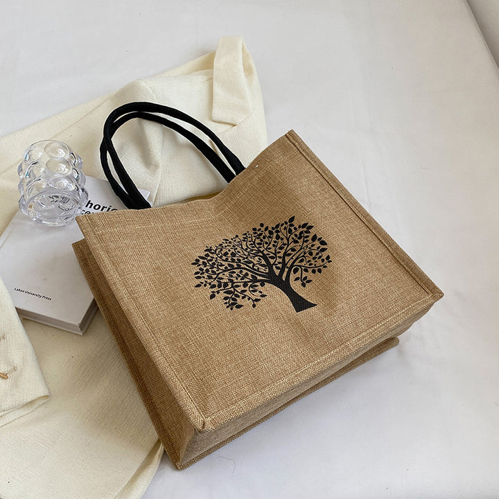 Elegantly Designed Linen Tote Bag
