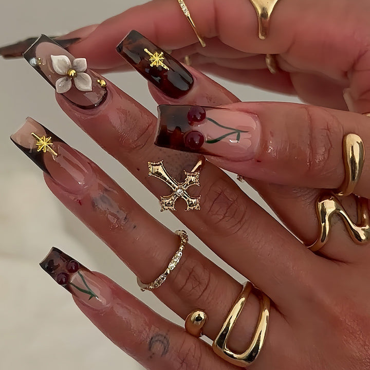 Decorative Press-On Nail Extensions Stornfield