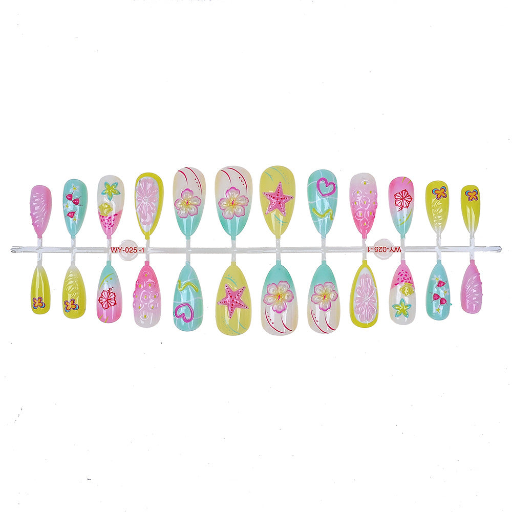 Artistic Themed Press-On Nail Collection Stornfield