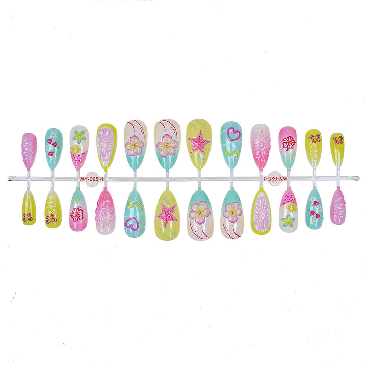 Artistic Themed Press-On Nail Collection Stornfield