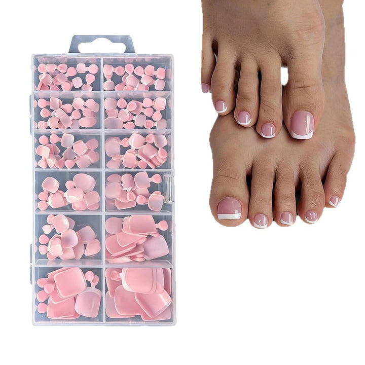 Premium French Tip Toenail Art Kit Stornfield