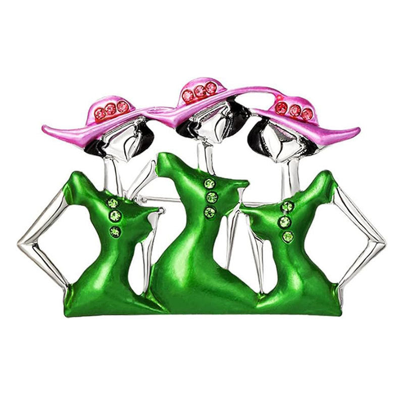 Artistic Figurine Brooch Stornfield