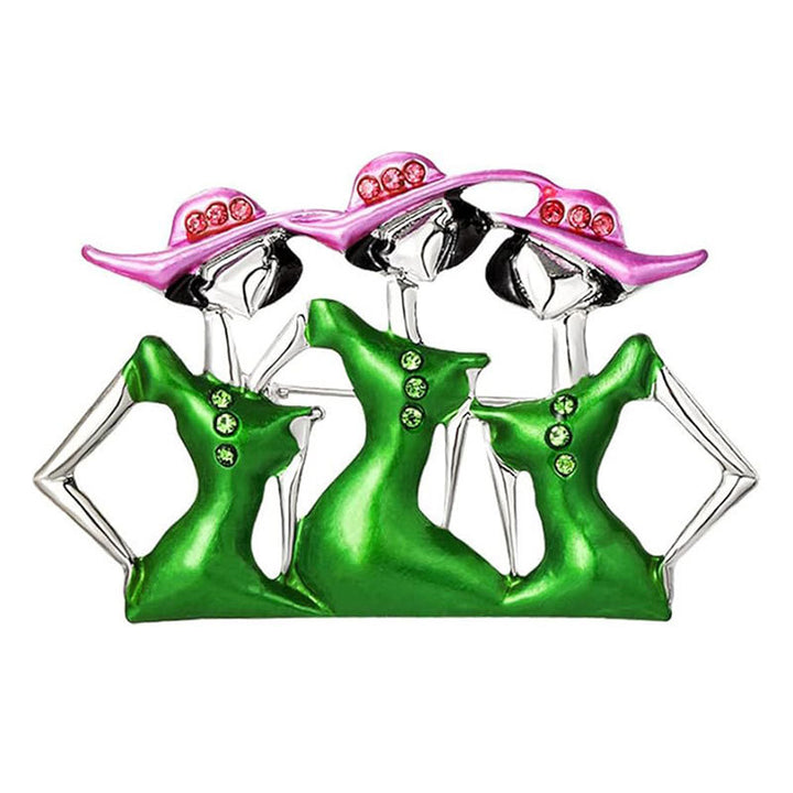 Artistic Figurine Brooch Stornfield