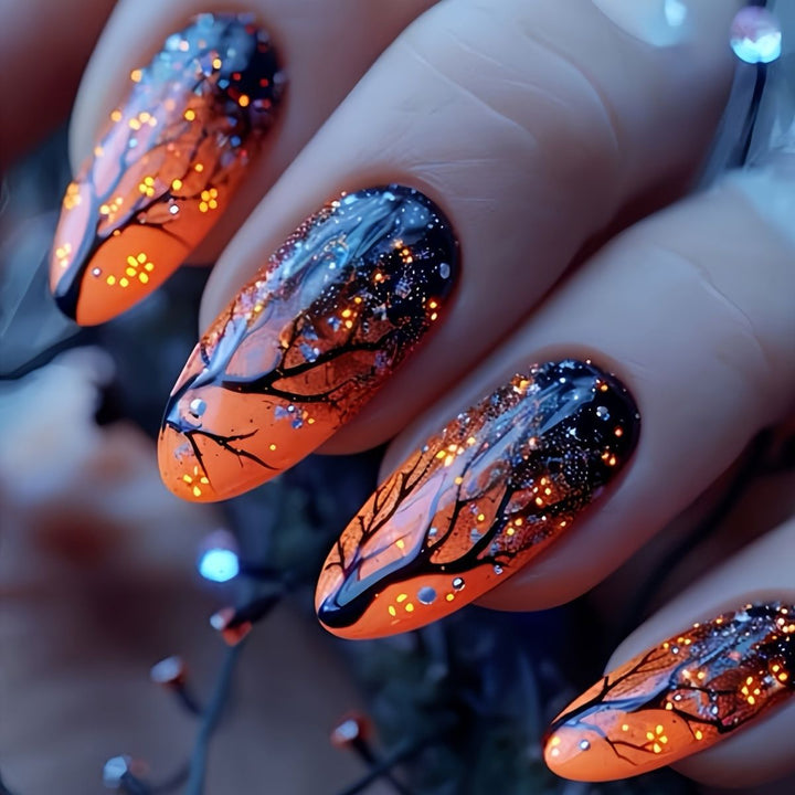 Artistic Night Sky Themed Nail Art Stornfield