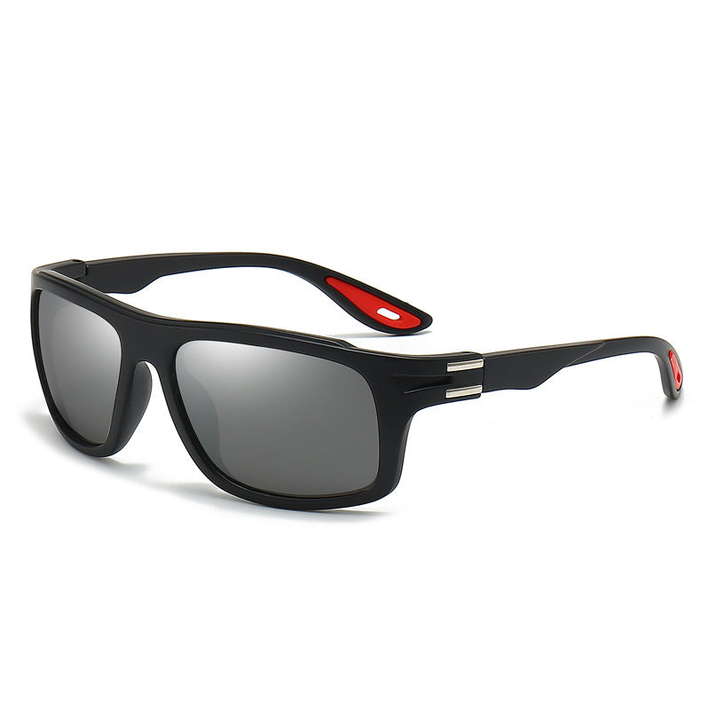 Men's sporty sunglasses with polarized lenses and shock-resistant frame Stornfield