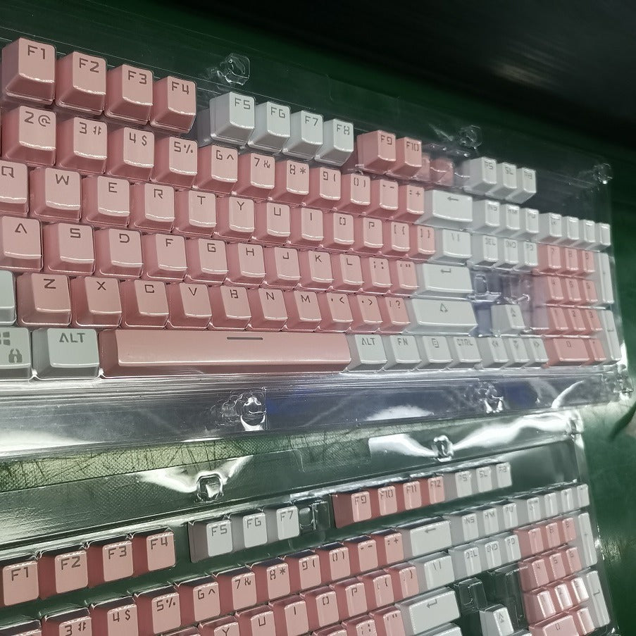 Mechanical gaming keyboard with retro-futuristic design Stornfield