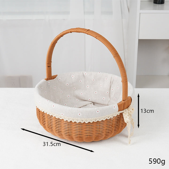 Decorative Round Woven Basket Stornfield